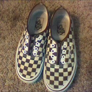 Tie-up Checkered Vans